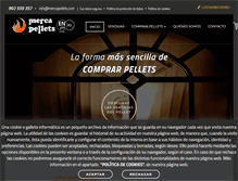 Tablet Screenshot of mercapellets.com